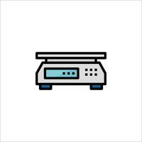 A scale icon on a white background vector