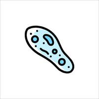 An illustration of a bacteria on a white background vector