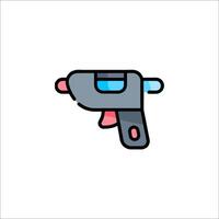 A gun icon on a white background vector
