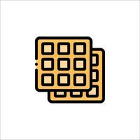 Waffles icon illustration vector