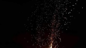 dots of light create beautiful patterns, dark backdrop video