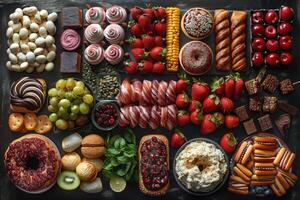 A Culinary Masterpiece A Feast of Sweet and Savory Delights photo