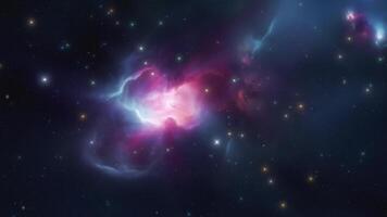 Study and research of space. New unknown galaxies. video