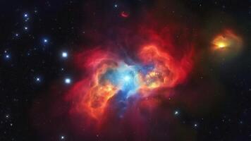 Study and research of space. New unknown galaxies. video