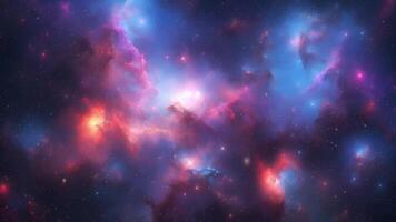 Space background. A journey through the universe. video