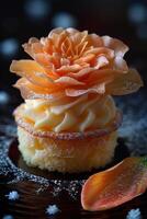A Delicate Flower Cupcake photo