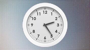 Clock ticking 3d model video