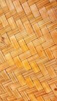 a close up of a woven basket photo