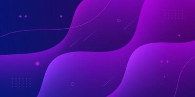 Abstract dark purple wave 3D background. Geometric wave pattern and shadow. Realistic 3d wave background. vector