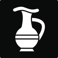 Pitcher Illustration Icon vector