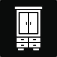 Wardrobe Illustration Icon vector