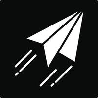 Paper Plane Illustration Icon vector