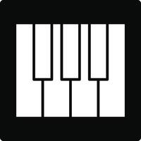 Piano Illustration Icon vector