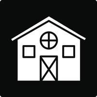 Barn Illustration Icon vector