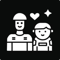 Father Illustration Icon vector