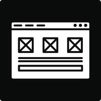 Mockup Design Illustration Icon vector