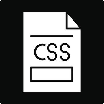 CSS File Illustration Icon vector