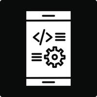 App Development Illustration Icon vector