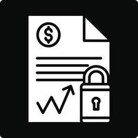 Document Security Illustration Icon vector