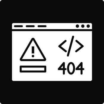 código error ilustración icono vector