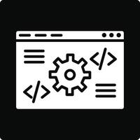 Code Settings Illustration Icon vector
