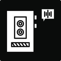 Voice Recorder Illustration Icon vector