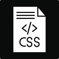 CSS Code Illustration Icon vector