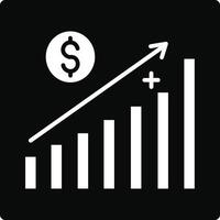 Growth Diagram Illustration Icon vector