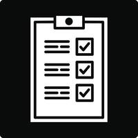 Checklist Illustration Icon vector