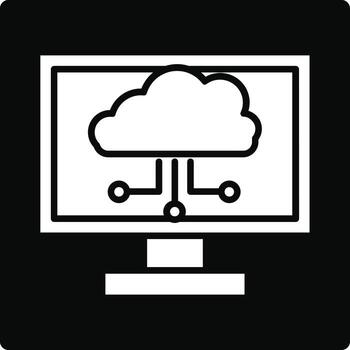 Cloud Computing Illustration Icon vector