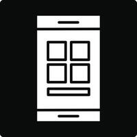 Mobile App Illustration Icon vector
