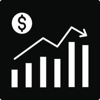 Stock Market Illustration Icon vector