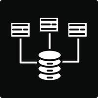 Big Data Illustration Icon vector