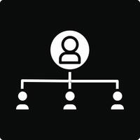 Hierarchy Illustration Icon vector