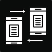Data Transfer Illustration Icon vector
