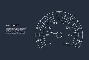 Doodle dark infographic elements with 7 options, template for web on a black background. vector