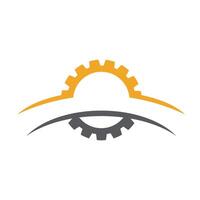 A logo for a company that makes gears vector