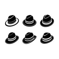 High-quality design of hats for custom projects, print, and digital use. vector