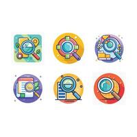 Search Icon Graphic Design for Website and App UI vector