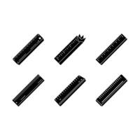 Ruler Graphic Design File for Precision and Measurement vector