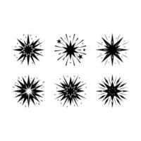 Dynamic star explosion graphic perfect for creative projects and stunning visual designs vector
