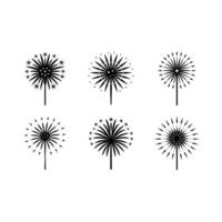 Stunning willow burst firework perfect for celebrations and festive designs vector