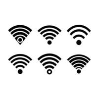 Wi-Fi Icon Design High-Quality Digital Graphics for Websites and Apps vector