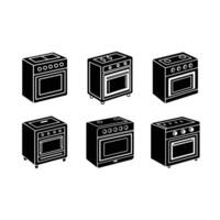 High-quality oven design perfect for digital and graphic projects vector