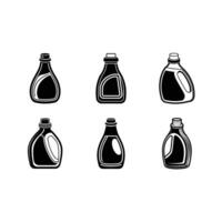 Fabric Softener Bottle Graphic Design for Clean and Fresh Home Decor vector