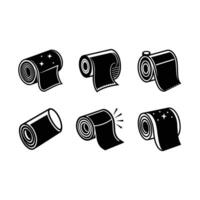 Paper Towel Roll Graphic Design Clean and Modern Illustration vector
