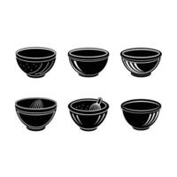 High-Quality Mixing Bowl Graphics for Creative Designs vector