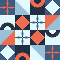 Seamless geometric pattern designed for backgrounds, wallpaper, wrapping paper, and cards. vector