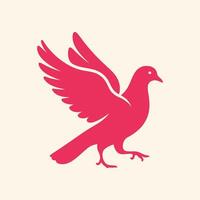 Pigeon trendy artwork ravishing abstract illustration colorful applied design vector
