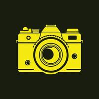 Camera trendy artwork perfect abstract illustration colorful applied design vector